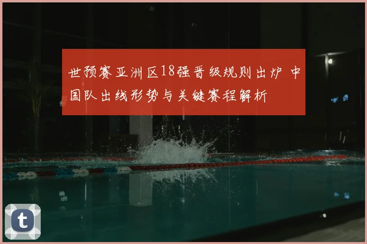 世预赛亚洲区18强晋级规则出炉 中国队出线形势与关键赛程解析